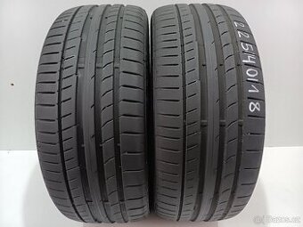 2ks letní pneu 225/40/18 Continental