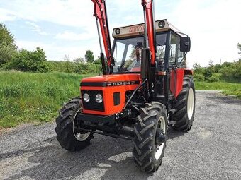 ZETOR 6245 S ČELNÍM NAKLADAČEM S TP A SPZ