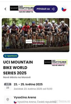 Světový pohár UCI Mountain Bike, 3x celovíkendová evstupenka