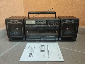 PORTABLE STEREO COMPONENT SYSTEM CLATRONIC SRR 169 + MANUAL.