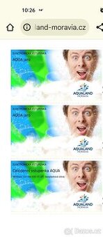 Vstupenky Aqualand Moravia