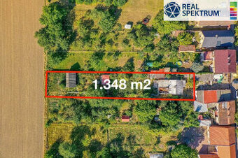 Prodej stavebního pozemku o výměře 1.348 m2,...