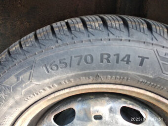prodám zimní kola 165/70/14 fabia 1