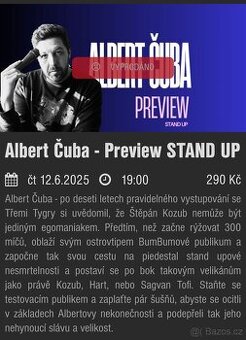 Albert čuba stand up