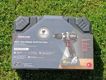Aku vrtačka Parkside 20V brushless - nová