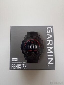 Chytré hodinky Garmin Fenix 7X Solar Slate Gray/Black Band