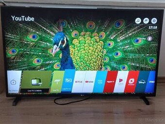 4K Smart TV 43UJ6307-úhlopříčka 108cm, WiFi, dvbt2