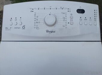 PRACKA WHIRLPOOL,HORNI PLNENI,6KG,VHODNA NA MONTERKY