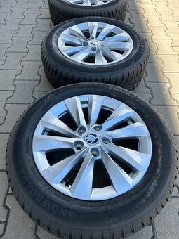 Alu kola Matar 5x112 + zimní pneu