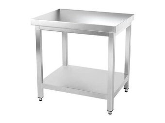 Nerezový stůl se spodní policí (od 60cm do 200cm)