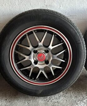 Prodám krásná ALU kola s letními pneu Bridgestone