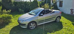 Peugeot 206CC, 1,6i 80kW, velmi pěkný stav