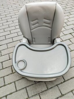 Jídelní židlička Kinderkraft Yummy grey