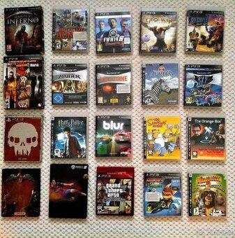 Playstation 3 hry i ovladače popř. i konzole