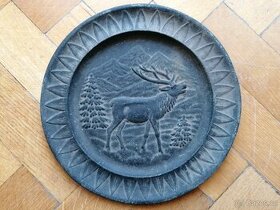 Kulaté obrázky na zeď, Dřevěná váza