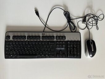Česká klávesnice HP KU-0316 + myš