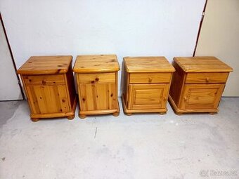 Prodám 2 x 2 hezké noční stolky z masivu.