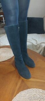 kožené kozačky Tommy Hilfiger