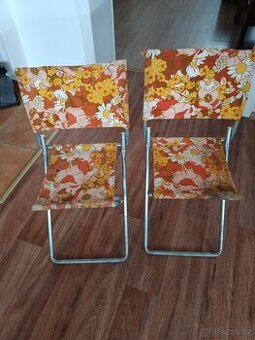 Retro kempink dětské židličky