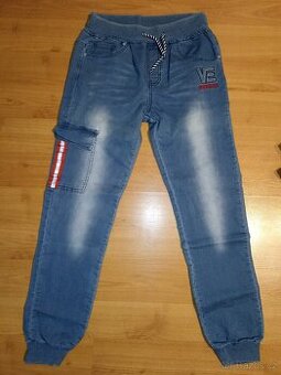 Kalhoty chlapecké, do gumy, zn. Kugo, vel. 164