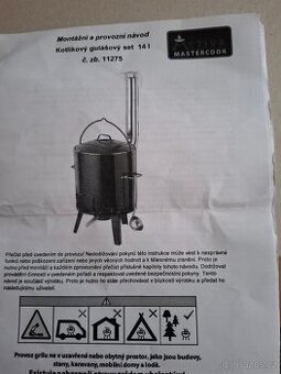 Kotlíkový gulášový set 14 l