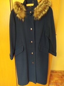 Dámský flaušový kabát