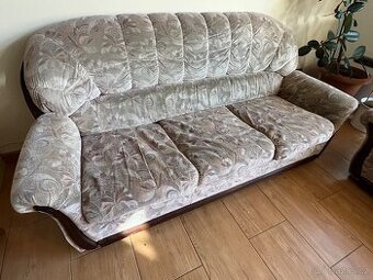 sedací souprava rozkládací + 2 křesla