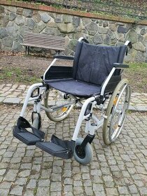 invalidní vozík XXL široký B+B, 4 brzdy