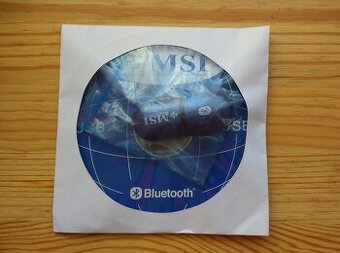Zánovní bluetooth, instalační CD + vysílač/přijímač SLEVA