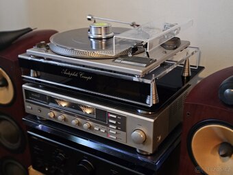 Pan Gramofon DUAL možno i zesilovač s VU metry