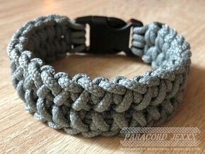 PARACORD náramek (18 cm) grey