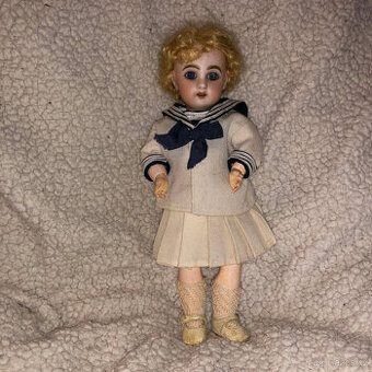 Rare Old Blue Baby, první forma Jumeau, průměr 1 1/27", cca