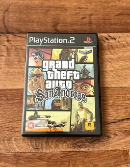 Hra Sony PS2: Grand Theft Auto: San Andreas (včetně mapy)