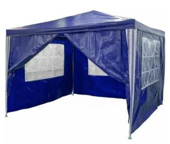 Párty stan 3x3m modrý - 1