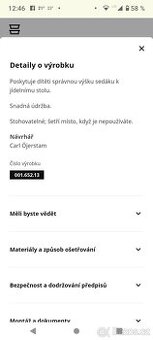 Urban dětská židle