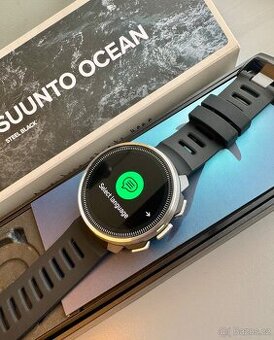 Suunto Ocean Steel Black, stav nových, 18 m záruka