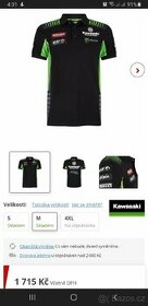 Tričko Kawasaki KRT wsbk team original XXL