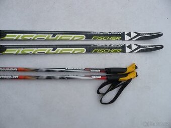 4. běžky FISCHER RCR Skate 152 cm + vazani Salomon SNS + Hol