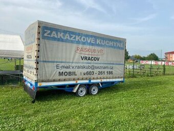 Přívěsný vozík PM 2000 A, bržděný