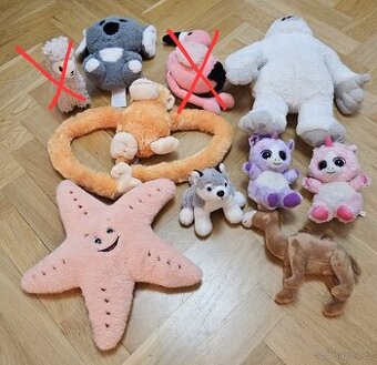 Plyšáci - mix (opice, koala, velbloud, yetti ad.)