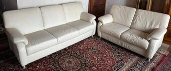 Moderní kožená sedací souprava 3+2, 3338