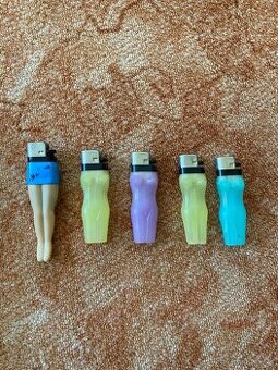 Retro zapalovače 5 ks