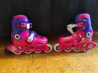 Kolečkové brusle, rostoucí-nastavitelná vel. 28-30