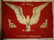 Koupím sokolský prapor, praporec, vlajku, žerdi, sošky