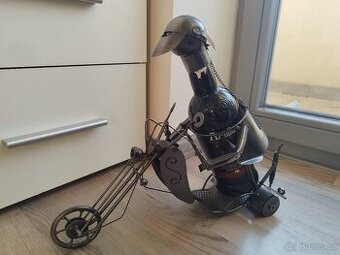 Stojan na víno harley, tříkolka, Stojan na láhev