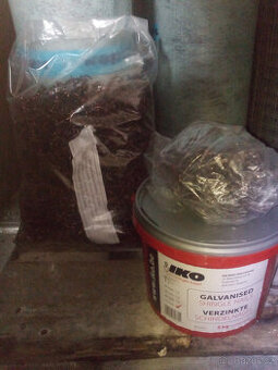 Vychrová spona Cu +IKO hřebíky