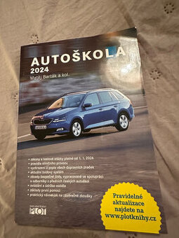 Kniha Autoškola 2024 viz foto