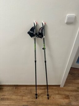 Trekingové hůlky Leki – nastavitelné 100–130 cm – dobrý stav