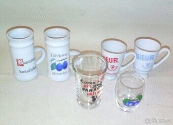 sady skleniček na tvrdý alkohol nebo whisky (viz fotky)