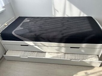 Postel masiv bílá 90200